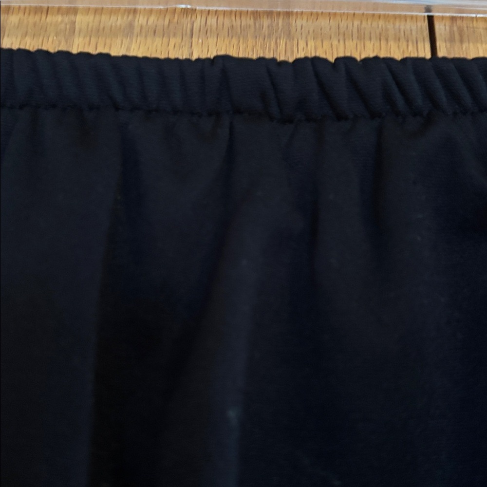 Modesty in Motion, black uniform skirt with shorts - Picture 2 of 4